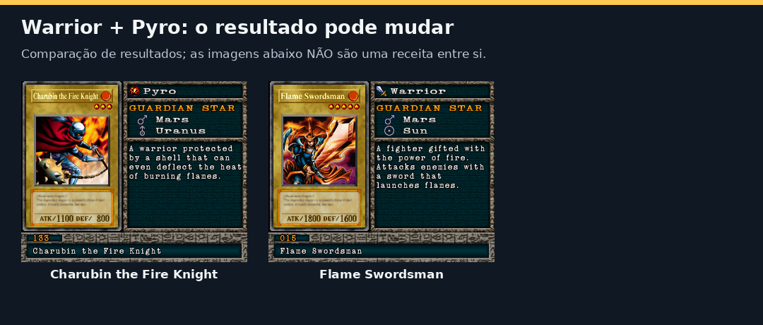 Flame Swordsman - Yugioh Forbidden Memories